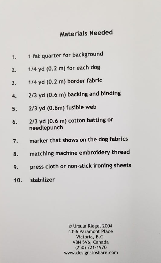 Puppy Love - Designs to Share with You (back)