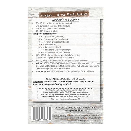 A Sunflower Welcome #247 (PDF)