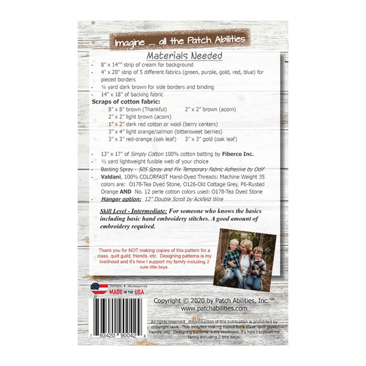 Thankful for Fall #250 (PDF)