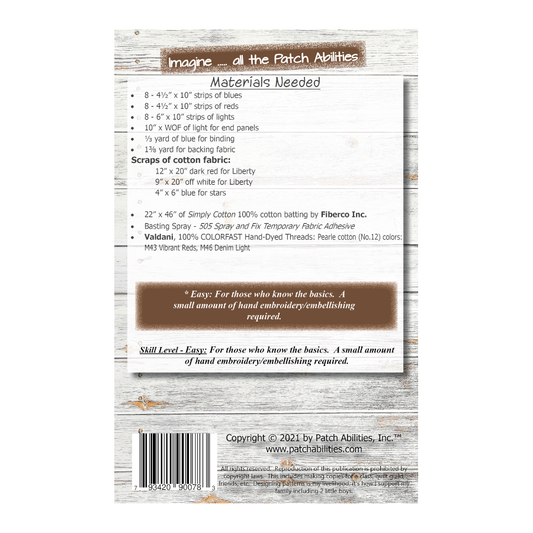 Land of Liberty #275 by Patch Abilities (back cover)