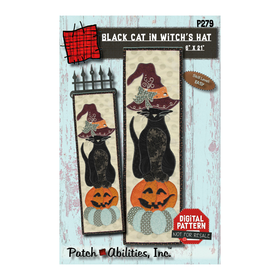 Black Cat in Witch's Hat #279 by Patch Abilities (front cover)