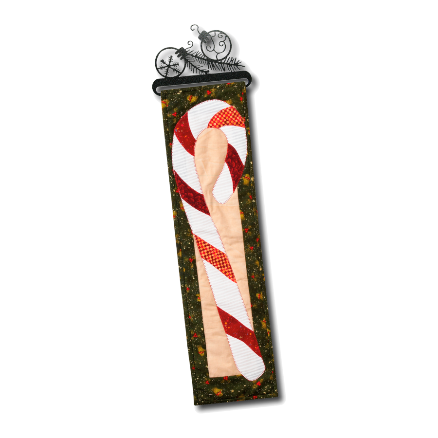 PDF Pattern #97 Candy Cane by Patch Abilities - wall hanging