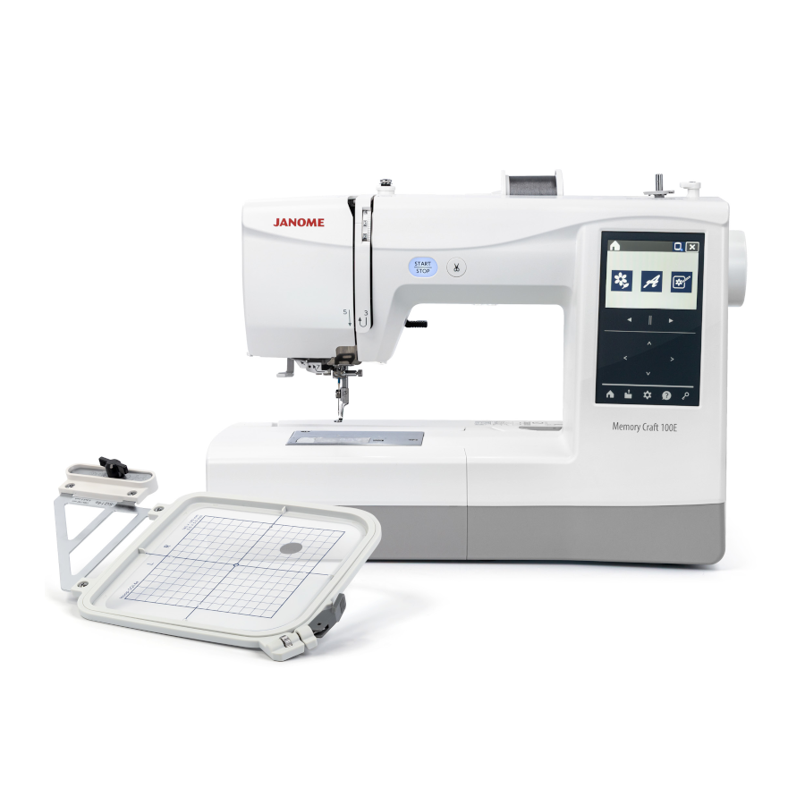 Janome Memory Craft 100E - with accessories