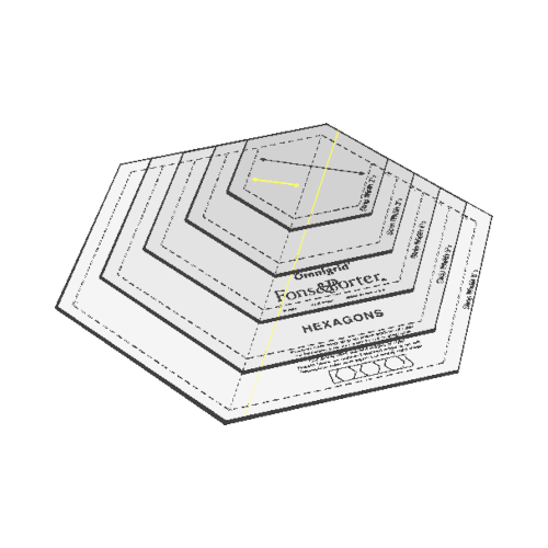 Hexagon Ruler by Fons & Porter (2)