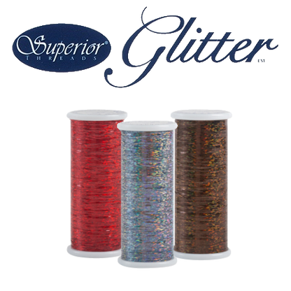 Glitter thread by Superior Threads