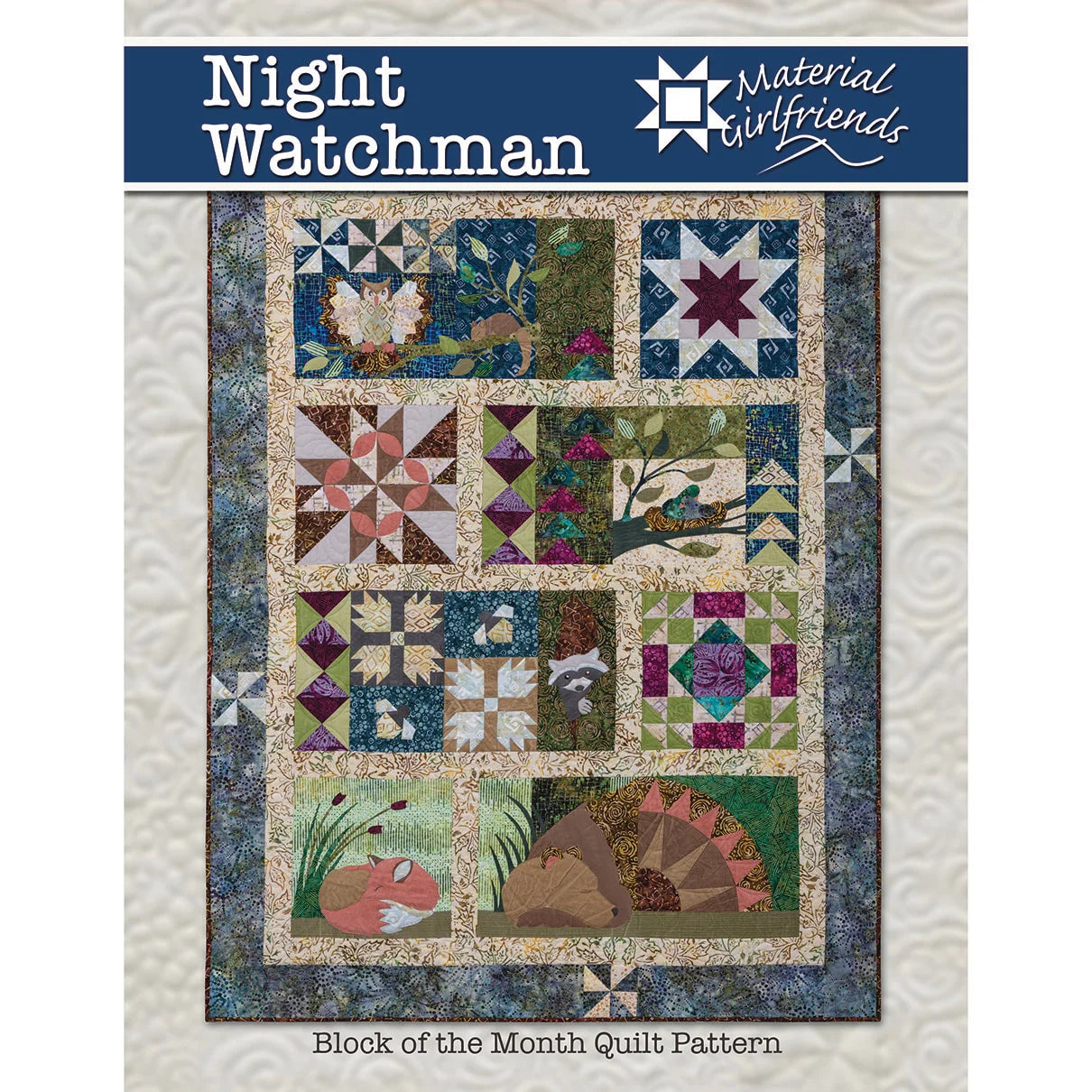 Night Watchman pattern for block of the month