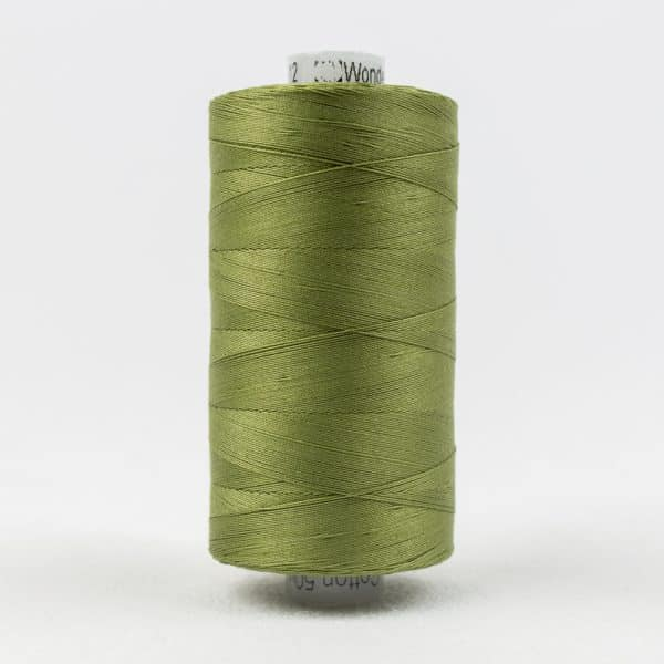 Konfetti by Wonderfil Egyptian Cotton Thread in olive green