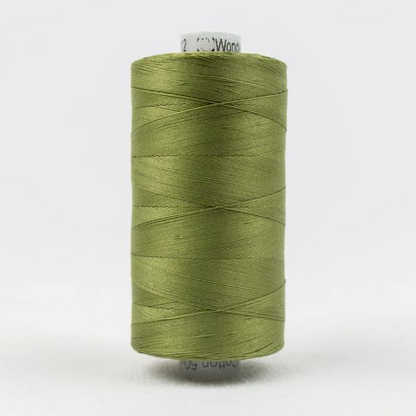 Konfetti by Wonderfil Egyptian Cotton Thread in olive green