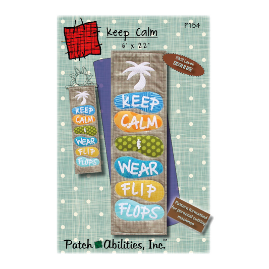 PDF Pattern #154 Keep Calm by Patch Abilities - front cover