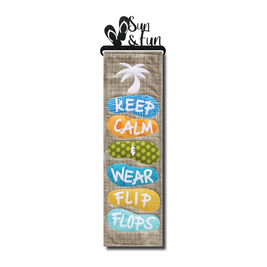 PDF Pattern #154 Keep Calm by Patch Abilities - wall hanging