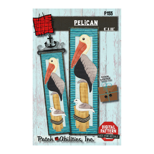 PDF Pattern #155 Pelican by Patch Abilities - front cover