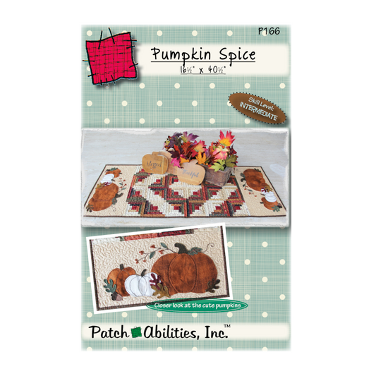 PDF Pattern #166 Pumpkin Spice by Patch Abilities - front cover