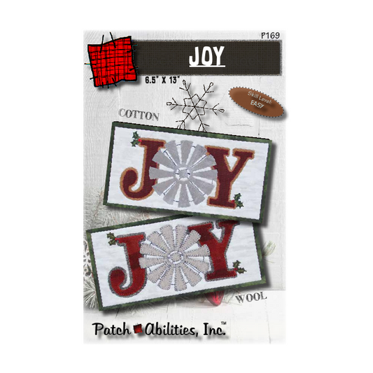 PDF Pattern #169 Joy by Patch Abilities - front cover