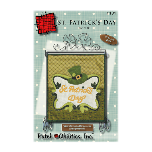 PDF Pattern #191 St Patricks Day by Patch Abilities - front cover