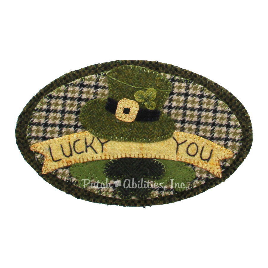 PDF Pattern #193 Lucky You by Patch Abilities - wall hanging