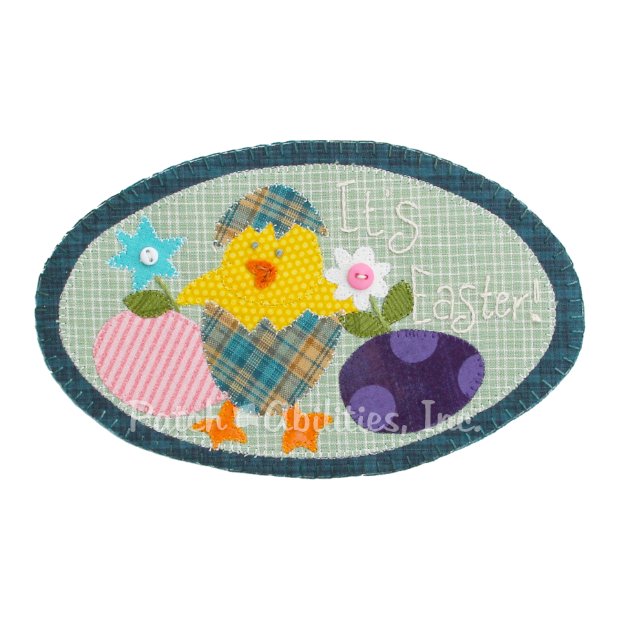 PDF Pattern #196 It's Easter by Patch Abilities - wall hanging