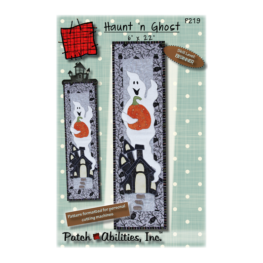 PDF Pattern #219 Haunt 'n Ghost by Patch Abilities - front cover
