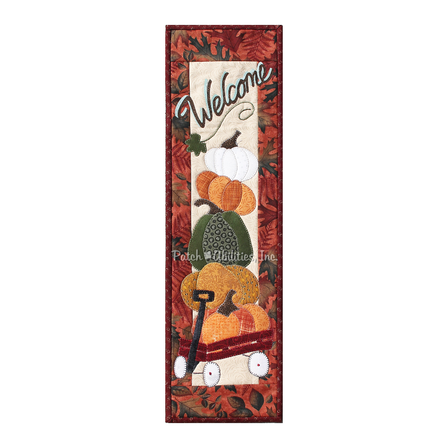 PDF Pattern #223 Welcome Wagon by Patch Abilities - wall hanging