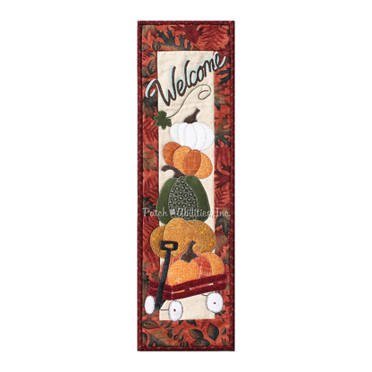 PDF Pattern #223 Welcome Wagon by Patch Abilities - wall hanging