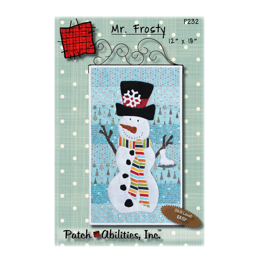 PDF Pattern #232 Mr Frosty by Patch Abilities - front cover