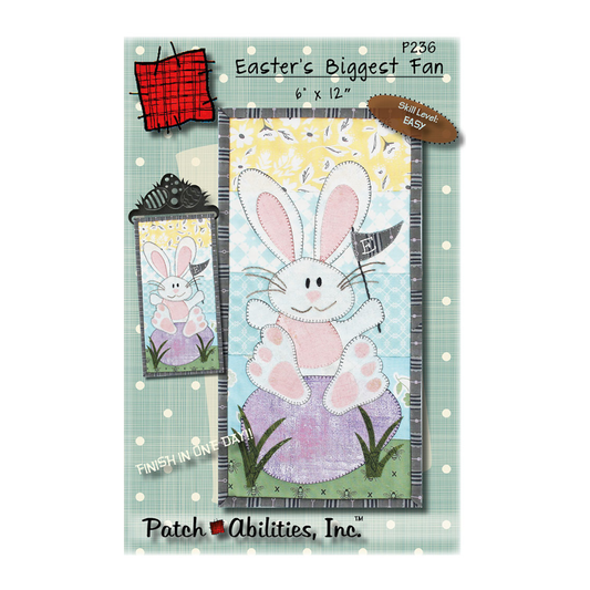 PDF Pattern #236 Easter's Biggest Fan by Patch Abilities - front cover