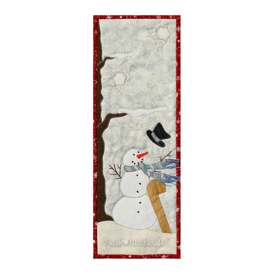 Windy Winter #257 by Patch Abilities wall hanging