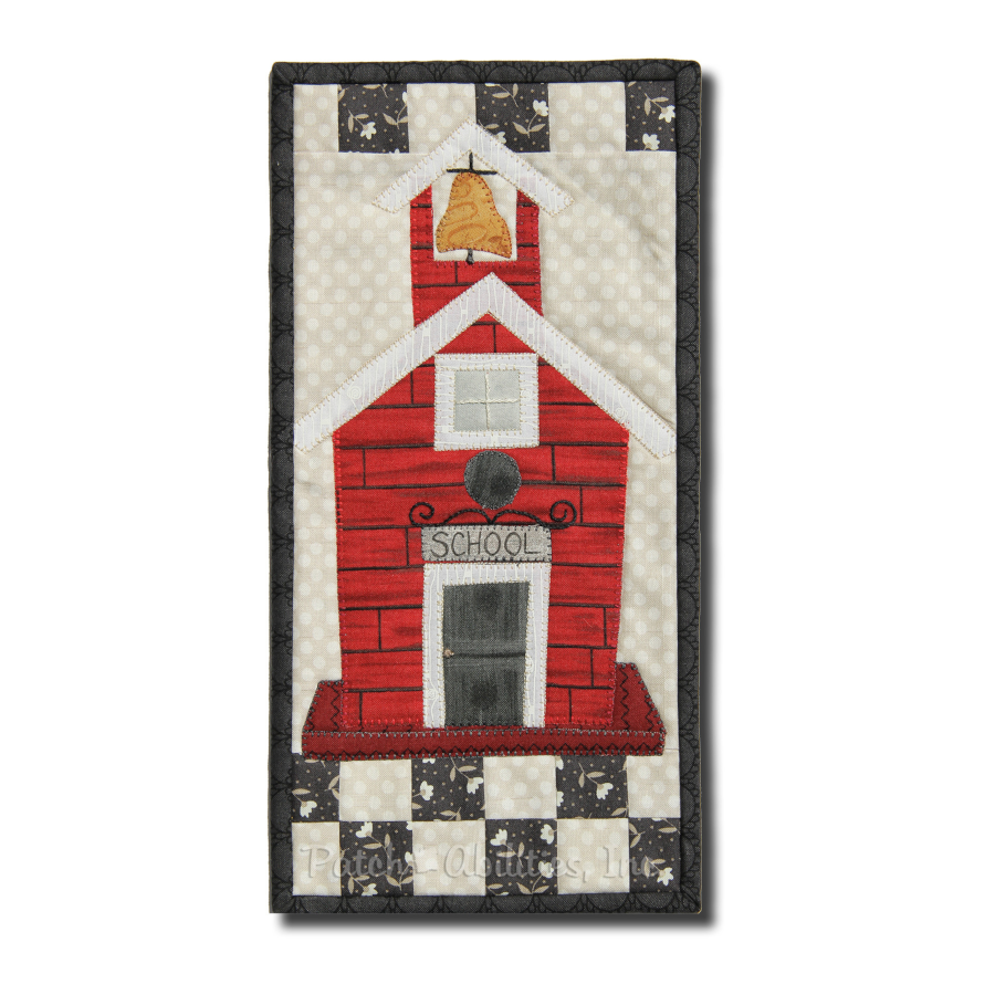 Schoolhouse Birdhouse #277 by Patch Abilities wall hanging