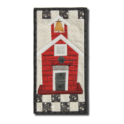 Schoolhouse Birdhouse #277 by Patch Abilities wall hanging