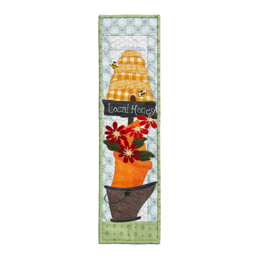 Love 2 Bee Potted #278 by Patch Abilities wall hanging