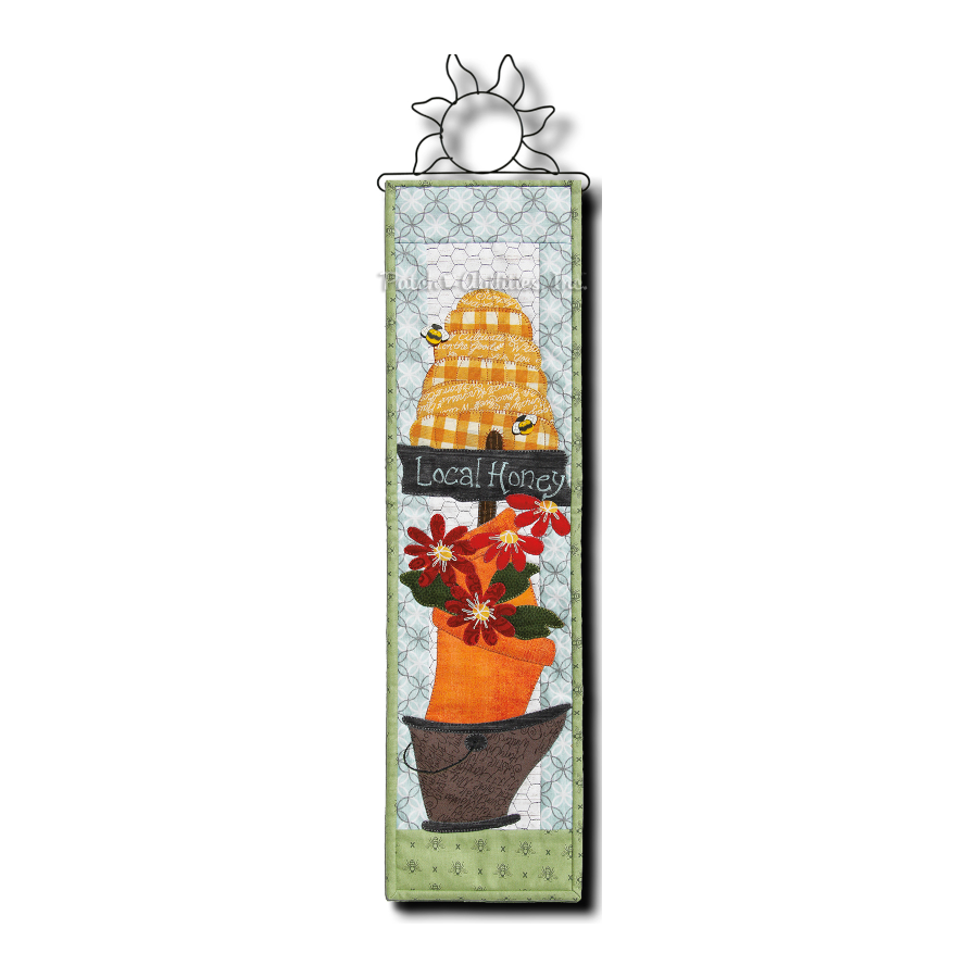 Love 2 Bee Potted #278 by Patch Abilities wall hanging on hanger