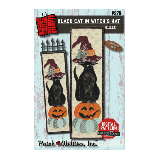 Black Cat in Witch's Hat #279 by Patch Abilities (front cover)