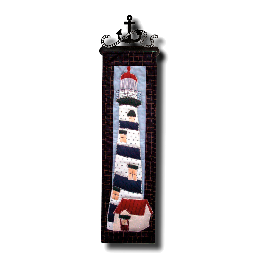 PDF Pattern #39 Lighthouse by Patch Abilities - wall hanging