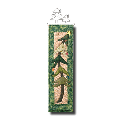 PDF Pattern #45 Holiday Tree by Patch Abilities - wall hanging with hanger