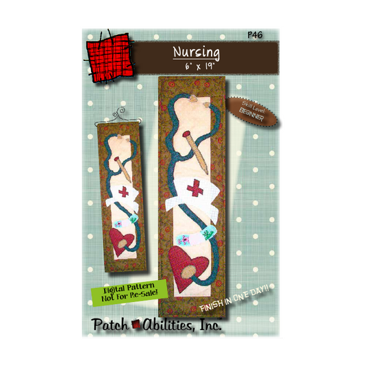 PDF Pattern #46 Nursing by Patch Abilities - front cover