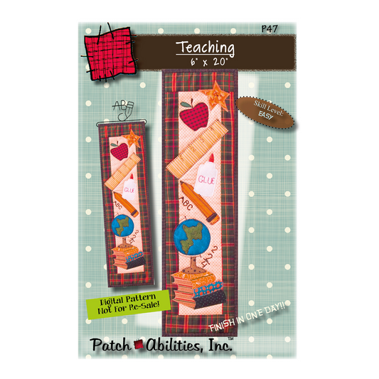 PDF Pattern #47 Teaching by Patch Abilities - front cover
