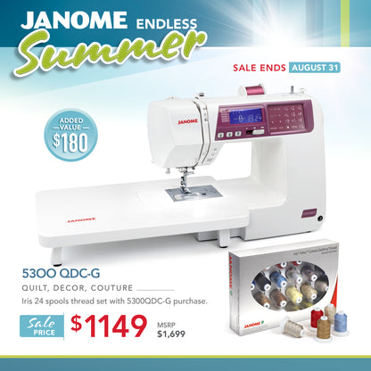 Janome Endless Summer - 5300 QDC-G Promo