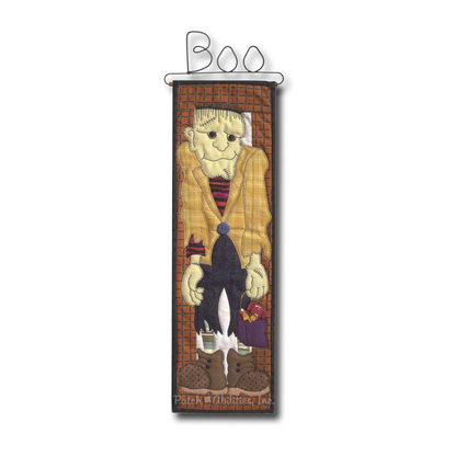 PDF Pattern #71 Frank by Patch Abilities - wall hanging