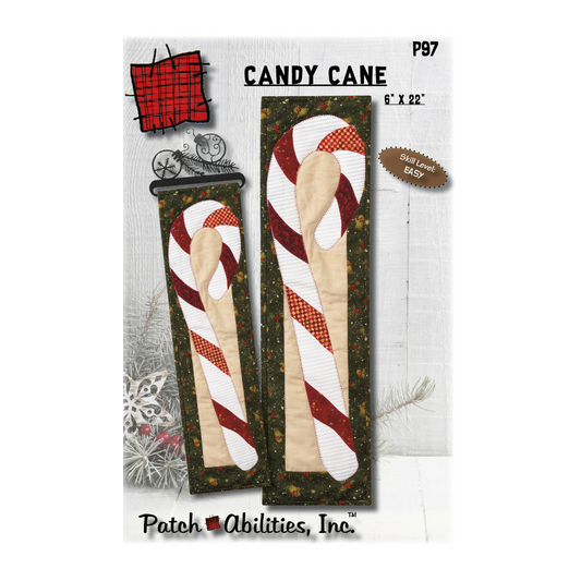 PDF Pattern #97 Candy Cane by Patch Abilities - front cover