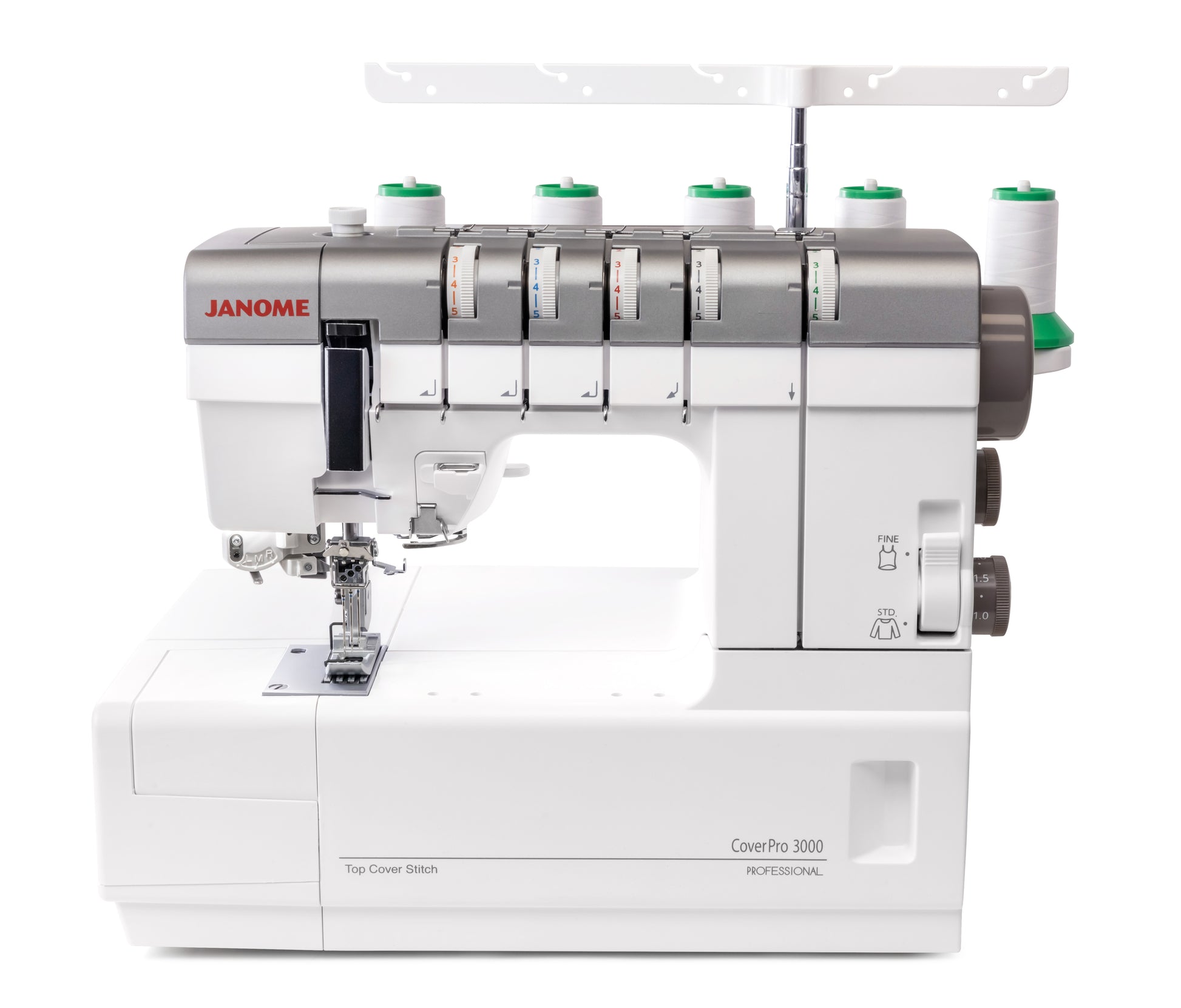 Janome Cover Pro 3000P - front view