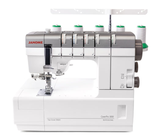 Janome Cover Pro 3000P - front view