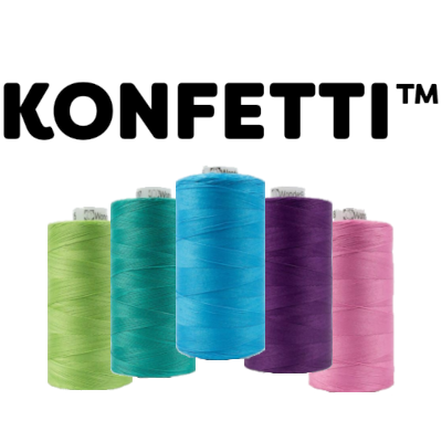 Konfetti by Wonderfil 50 Wt Egyptian Cotton Thread