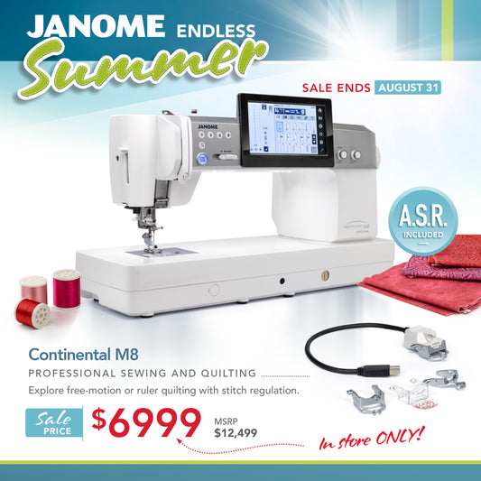 Janome Endless Summer - Continental M8 Promo