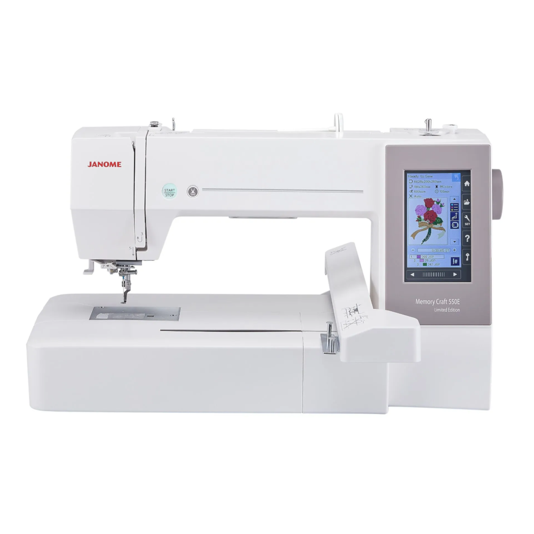 Janome MC-550-E Limited Edition - front view