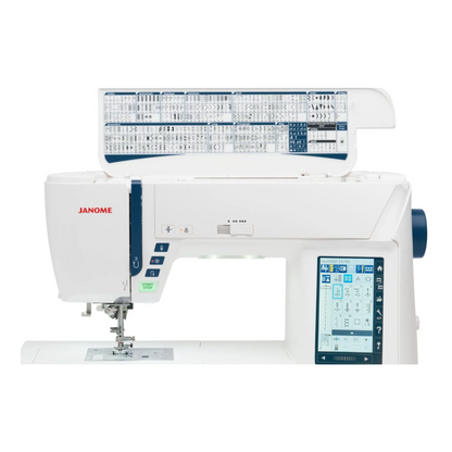 Janome Skyline S9 digital display and stitches