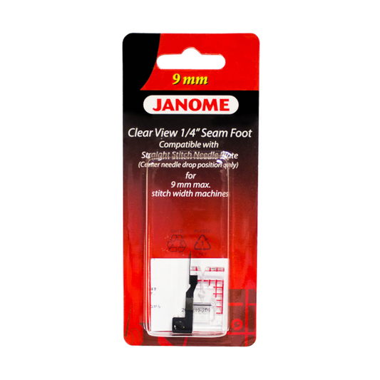 Clear View 1/4” Seam Foot