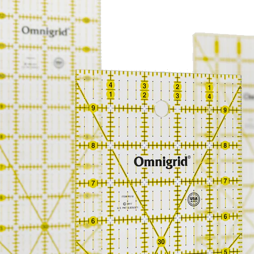 omnigrid square quilting rulers