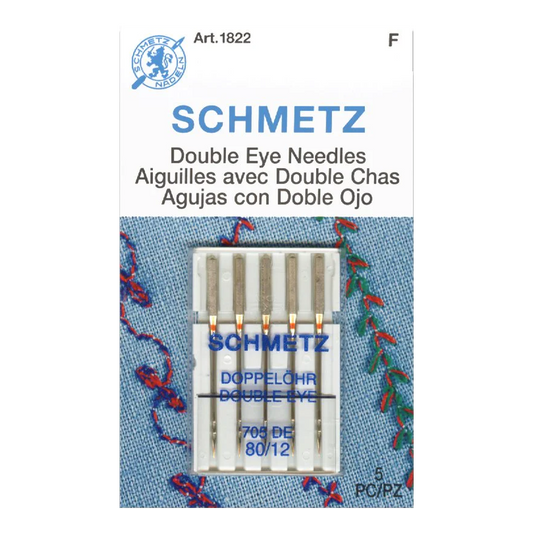 schmetz double eye needles 80/12