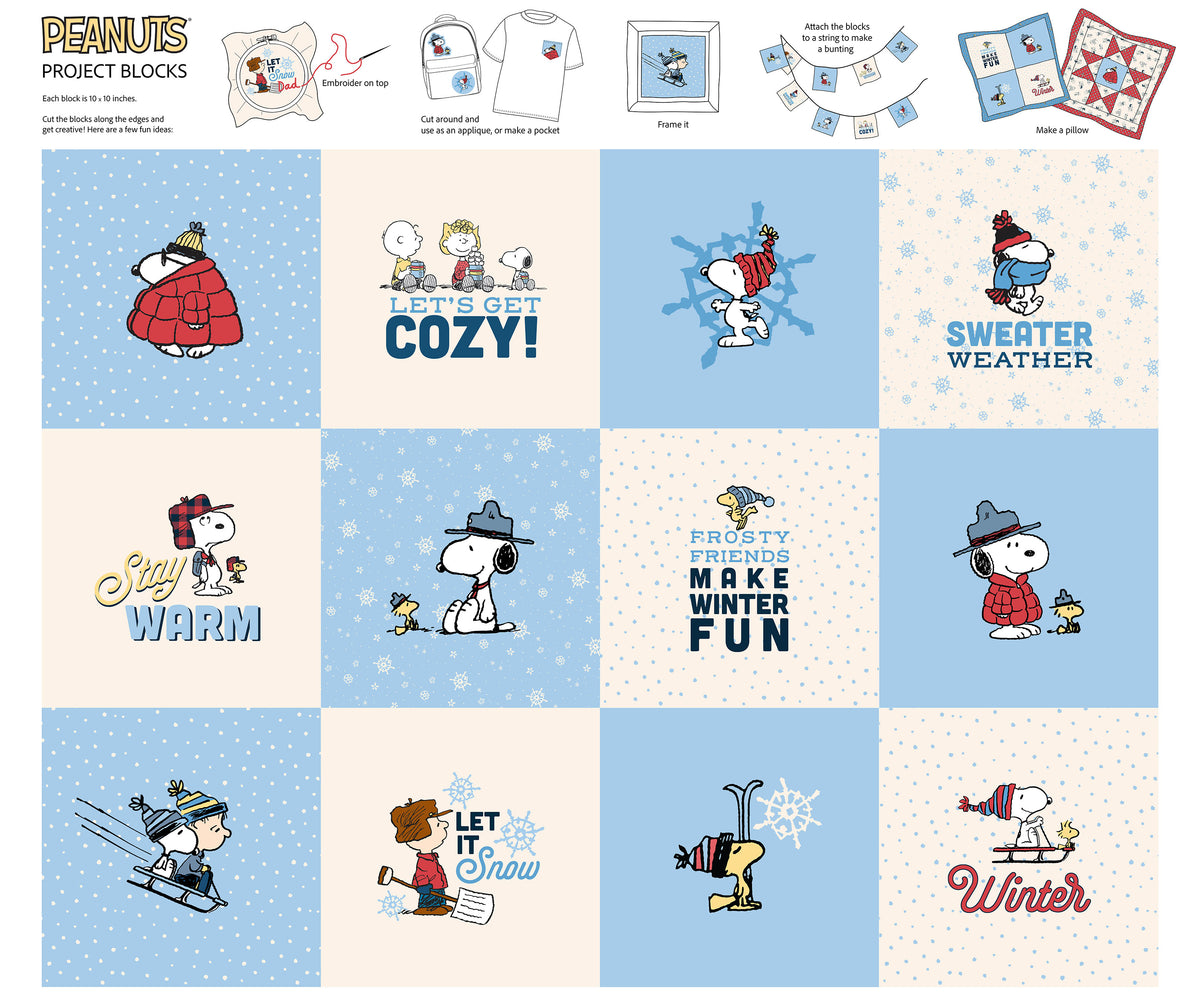 Peanuts fabric