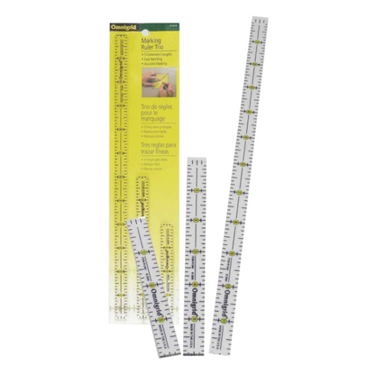 Omnigrid Marking Ruler Trio