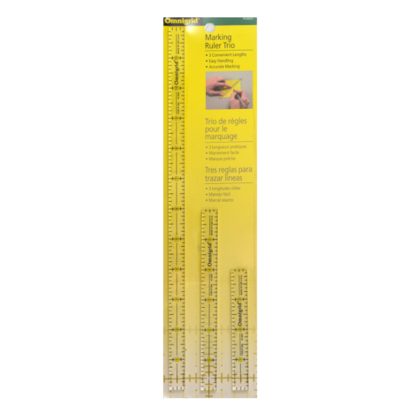 Omnigrid Marking Ruler Trio